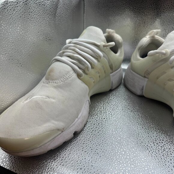 Size 13 Nike Air‎ Presto Triple Mens White Running Sneaker Shoes CT3550-100 - Picture 7 of 10